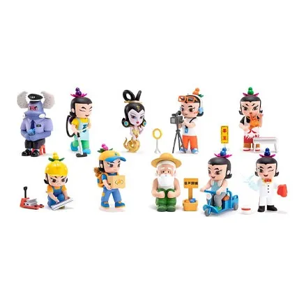 BETTER TOYS Горлянка Brothers Superpower Job Коллекция Слепые коробки Целая коробка 9 шт