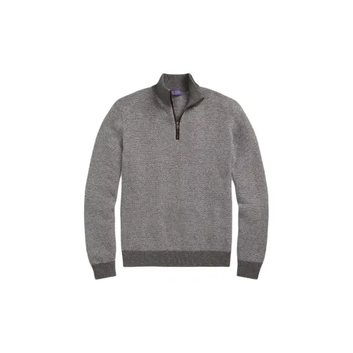 Ralph Lauren Purple Label Серые Мужские Кашемировые Свитера