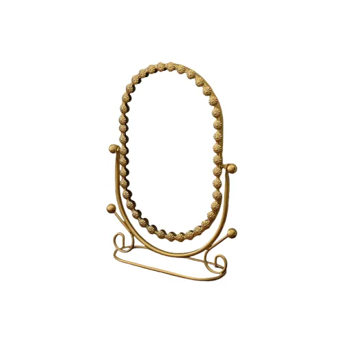 Glitter Premium Роскошь Премиум Вертикальное Зеркальце Железное Ремесло Вращающееся GOOD Looking Зеркала MAKE UP