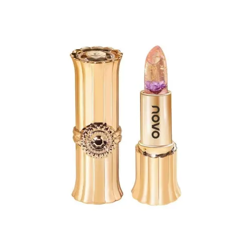 NOVO Свежий Цветочный Дизайн Желе Температурно-Активный Бальзам для губ Питательный Естественный 3,3г