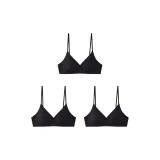 Черный/3 шт в Однотонном