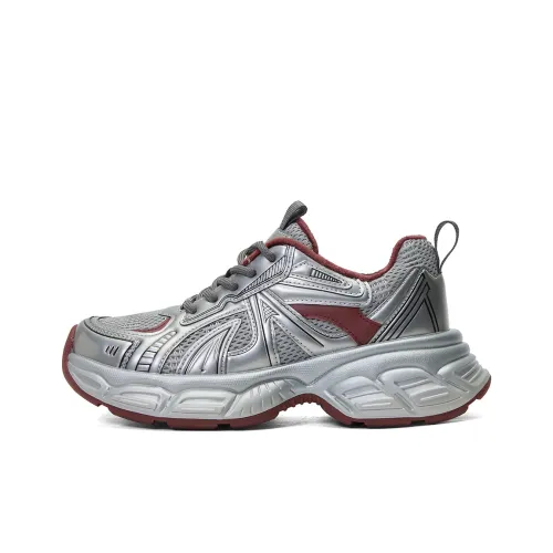 PT'SON Устойчивые к истиранию Низкие Топ Кроссовки с Толстой Подошвой Женские