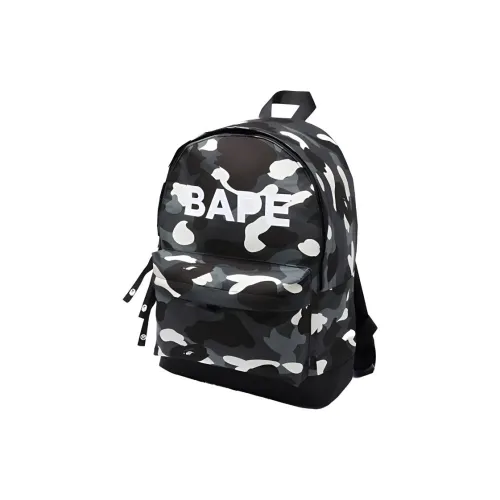 A BATHING APE Нейлоновый рюкзак стандартный унисекс камуфляж зеленый