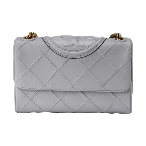 TORY BURCH Fleming Sheepskin Сумка через плечо Маленькая Женская Bay Серый