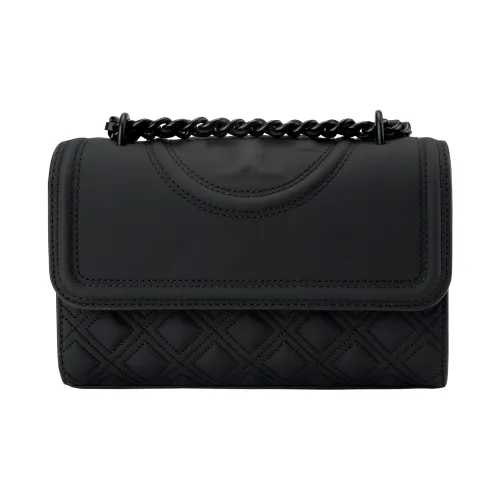TORY BURCH Fleming PU (полиуретан) Ручная сумка Сумка через плечо Сумка на плечо Маленькая Женская Черная