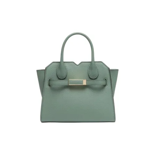 Valextra Soft Телячья кожа Одно плечо Сумка Микро Женская Эвкалиптово-зеленый