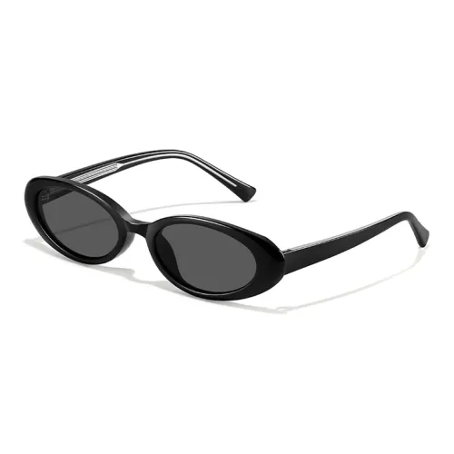 BERTHA TR90 OVAL SUNGLASSES Женские Черный