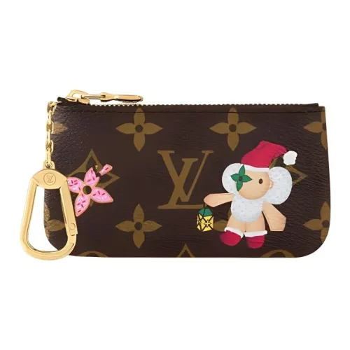 LOUIS VUITTON Кожа Монетница Женская Коричневая