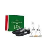 Чёрный/Классический Белый [Красная Зелёная Сумка для покупок + Брелок]