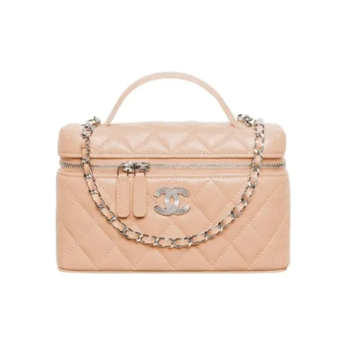 CHANEL Сумка через плечо из телячьей кожи женская бежевая