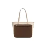 Коричневый войлочный вкладыш + украшение в виде помпон