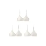 Белый/3 шт в Однотонном