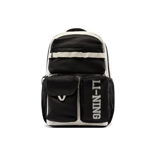 LINING Sports Life Collection Рюкзаки Черный & Серебристый березовый Серый Унисекс