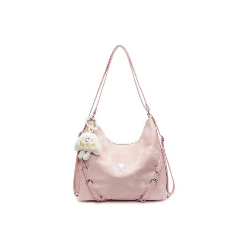 BAODIDAISHU ПУ (полиуретан) Двойная плечевая сумка через плечо сумка через плечо обычная женская черный бежевый серебряный кофейный