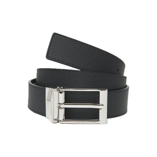 BALLY Ремни из коровьей кожи Мужской Черный Ширина 3,5 см