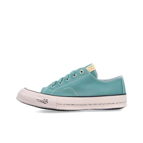 Visvim Low-Top Canvas Shoes Blue Men's
