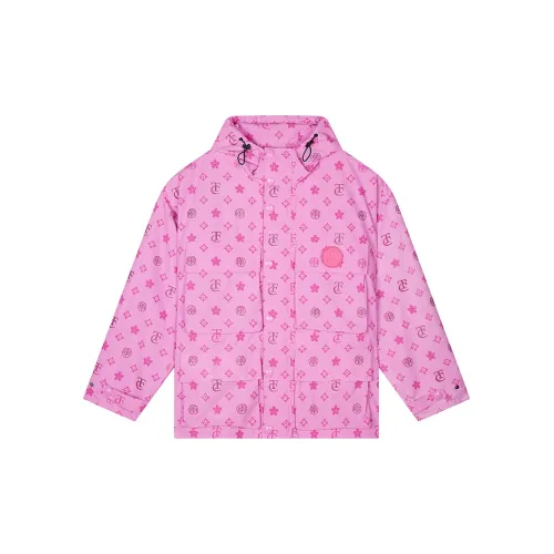 TCH Ветрозащитная ветровка унисекс розового цвета