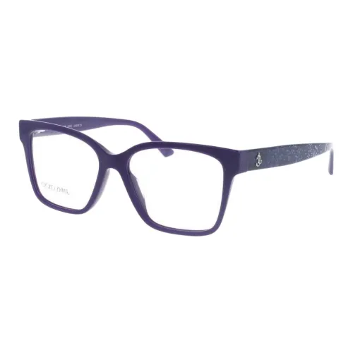 Jimmy Choo Ацетат Прямоугольные Оправы для Очков Женские Фиолетовые
