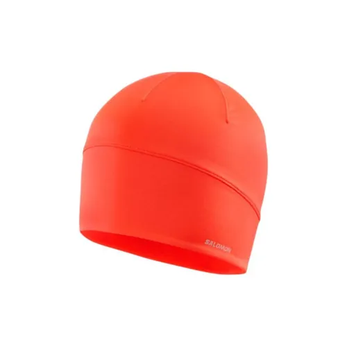 SALOMON Полиэстер Beanies Мужской Оранжевый
