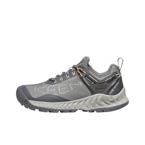 KEEN NXIS EVO Slip-resistant Abrasion-resistant Low-top Hiking Shoes Women's Gray KEEN NXIS EVO Противоскользящий Устойчивый к истиранию Низкий верх Походная обувь Женская Серый