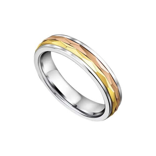 Saya Тунгстен Золото Кольца Унисекс