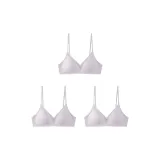 Светло-фиолетовый / 3 упаковки в однотонном стиле