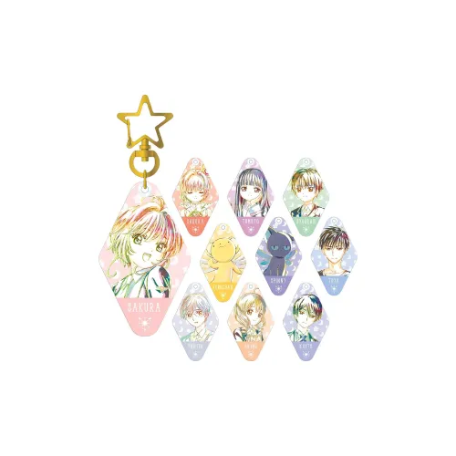 GuGuGuGu AMNIBUS Cardcaptor Sakura Ani Art Blind Draw Акриловая Подвеска Все 10 Стилей Аниме-Тематических Подвесок