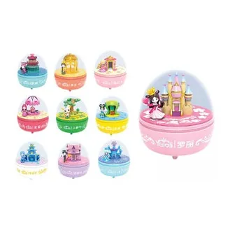 Yelori Yeloli Shuiqingli Кристальный Свет EDITION Вращающаяся Музыкальная Коробка Слепые Коробки Один Mystery Коробка Полная Коробка 12 шт