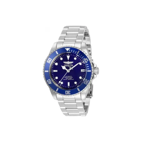 INVICTA Женские часы Автоматический механический механизм ремешок из нержавеющей стали 36 мм синий циферблат