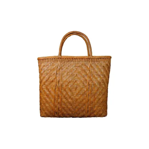 HUZISYOKUNINN Сумка Grapevine Тоут Сумка для покупок Сумка Большая Женская Коричневая