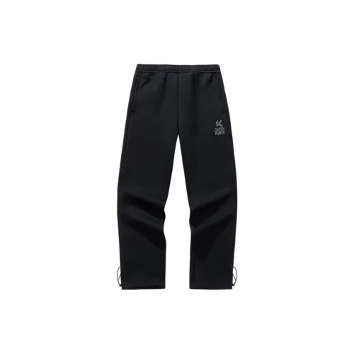 Anta Basketball Collection Черные Мужские Вязаные Тренировочные Штаны