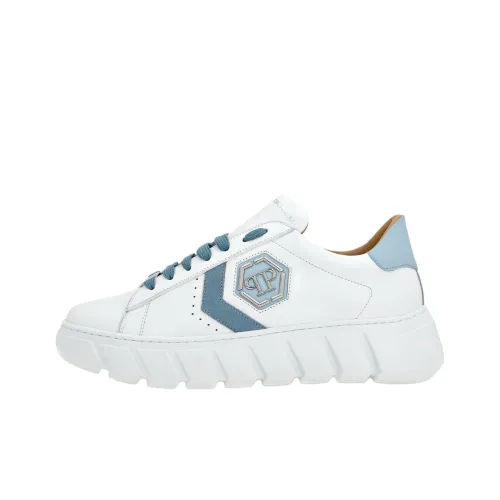 PHILIPP PLEIN Hexagon Low Топ Повседневная обувь Унисекс Белый