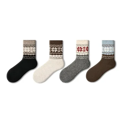 PRIMEET Носки Crew Женские упаковка из 4 пар