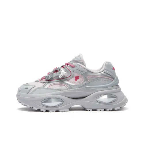 FILA FUSION BIANCO III Бьянко 3 Низкий Топ Повседневный Женской Без рисунка Туманный Нежно-розовый Day Rock Серый