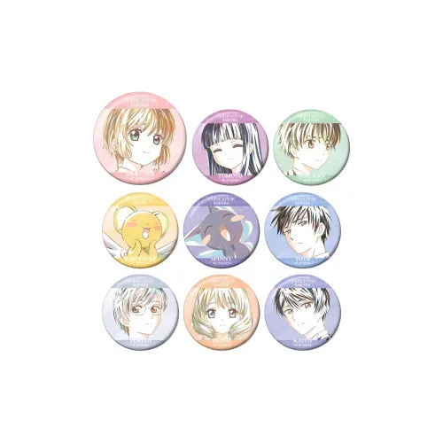 GuGuGuGu AMNIBUS Cardcaptor Sakura Ani Art Вторая редакция коробка с закрытым содержимым стикеры полный комплект из 9 дизайнов значков