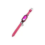 Маленький круглый кулон, глянцевая кожа, розовый, красный [силиконовый защитный чехол]