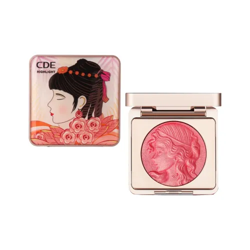 MAKEANDI Fresh Look Girlish Китайская модная тенденция Премиум Тени для век С сиянием Румяна Фиксирующий легкий для смешивания