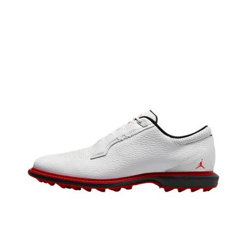 Джордан ADG 5 Slip-Resistant Низкий Топ Гольф Обувь Унисекс Белый Черный Кампус Красный