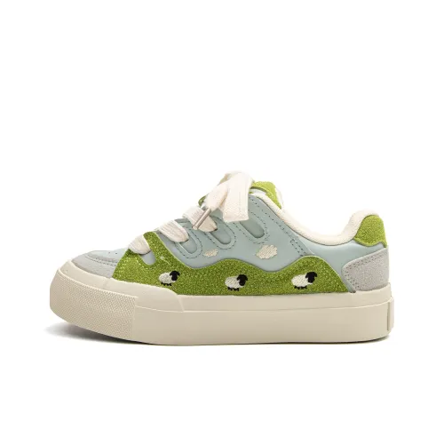 Far Waves Slip-resistant Abrasion-resistant Low Top Skateboard Shoes Women's Far Waves Скейтборд Кроссовки Низкие противоскользящие устойчивые к истиранию женские