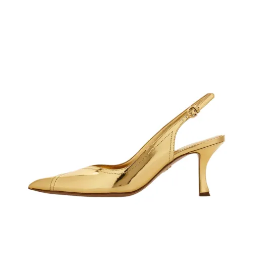 Ferragamo Узкий каблук Высокие каблуки 7 см Женские Золотые