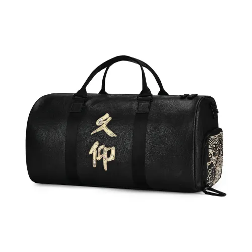 PVC Peanuts Текстура Вышивка Спортивная Повседневная Сумка Спортивная Сумка Баскетбольная Сумка Путешественная Сумка Средний Унисекс Черный