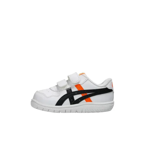 Asics JAPAN S Low Топ Обувь для малышей Белый Ярко-оранжевый Infant And Toddler