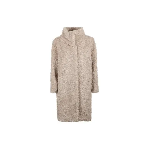 HERNO Бархат Feel Пальто Унисекс Легкий Умбра