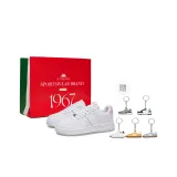 Классический Белый/Пион Розовый [Красная Зеленая Сумка для покупок + Брелок]