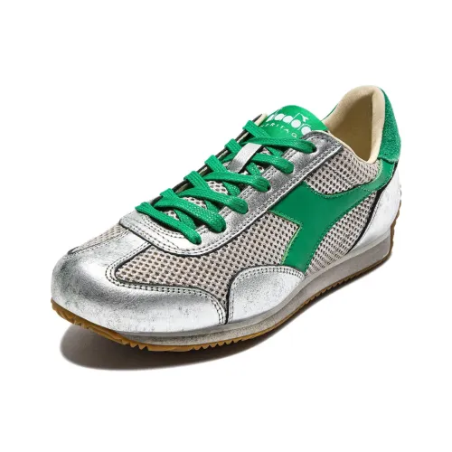 DIADORA Износостойкий и Легкий Низкий Топ Повседневная Обувь Унисекс Серебряный