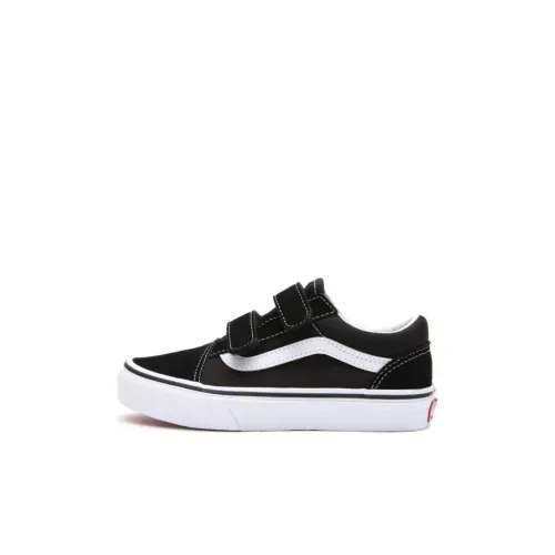 Vans Детские Скейтбординги Низкие Кеды Черный/Белый Kids