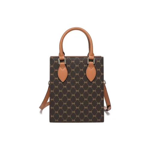 SEPTWOLVES Искусственная кожа Сумка Средний Женский Кофейный Коричневый