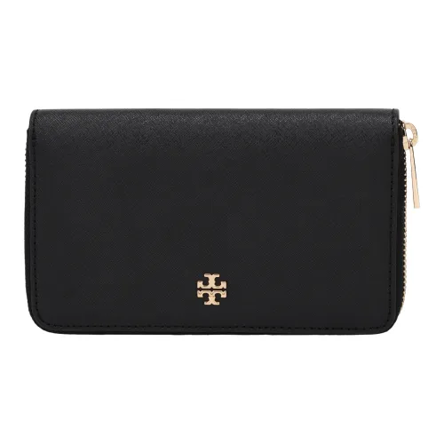 TORY BURCH Emerson Saffiano кожа кошелек мини женский черный