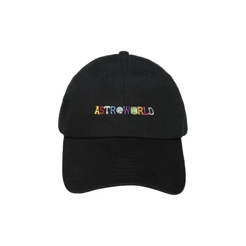 Travis Scott Хлопковые кепки Мужские Черные