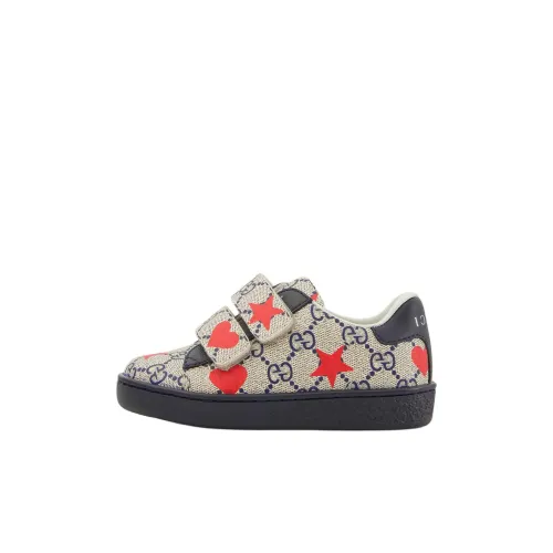 GUCCI Ace Low Топ Обувь для малышей Бежевый Infant And Toddler